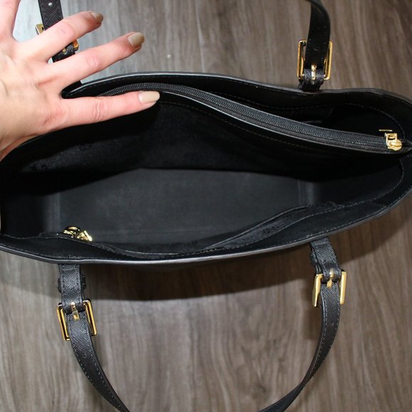 Tory Burch Black Leather Satchel - Picture 6 of 10